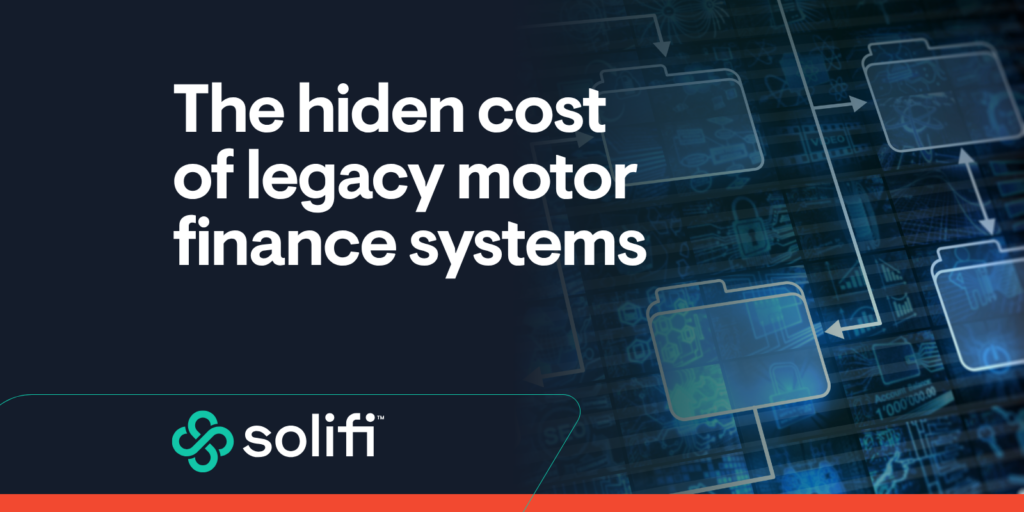 The hidden cost of legacy motor finance systems — connected workflow diagrams and digital folders