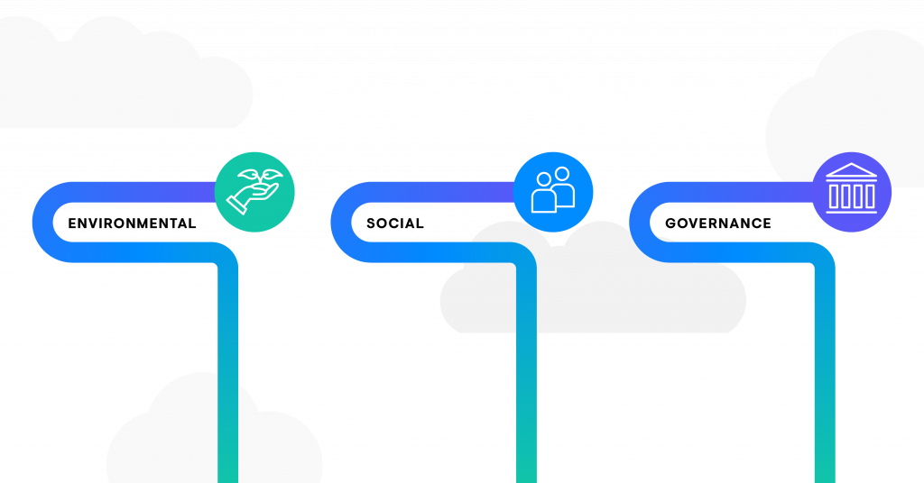 Environmental, social, and governance icons