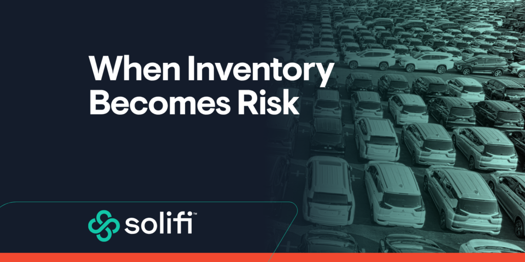 When Inventory Becomes Risk — rows of vehicles in a storage lot
